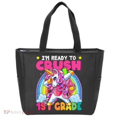 Crush 1st Grade Dabbing Unicorn Back To School Gift Tote Bag