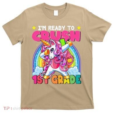 Crush 1st Grade Dabbing Unicorn Back To School Gift T-Shirt