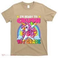 Crush 1st Grade Dabbing Unicorn Back To School Gift T-Shirt thumb 0
