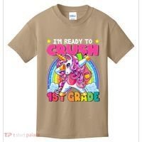 Crush 1st Grade Dabbing Unicorn Back To School Gift Kids T-Shirt thumb 0