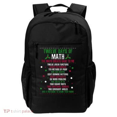 Christmas 12days Of Math Backpack