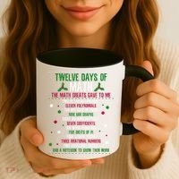Christmas 12days Of Math Coffee Mug thumb 3