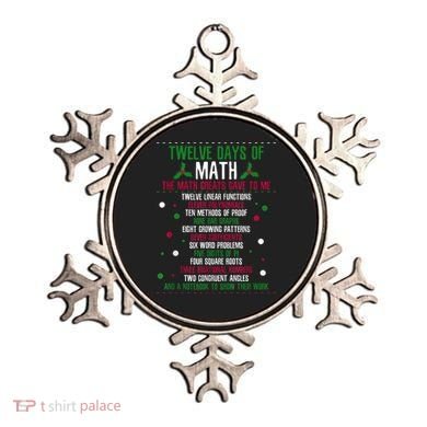 Christmas 12days Of Math Ornament