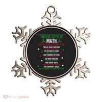 Christmas 12days Of Math Ornament thumb 0