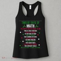 Christmas 12days Of Math Women's Tank Top thumb 3