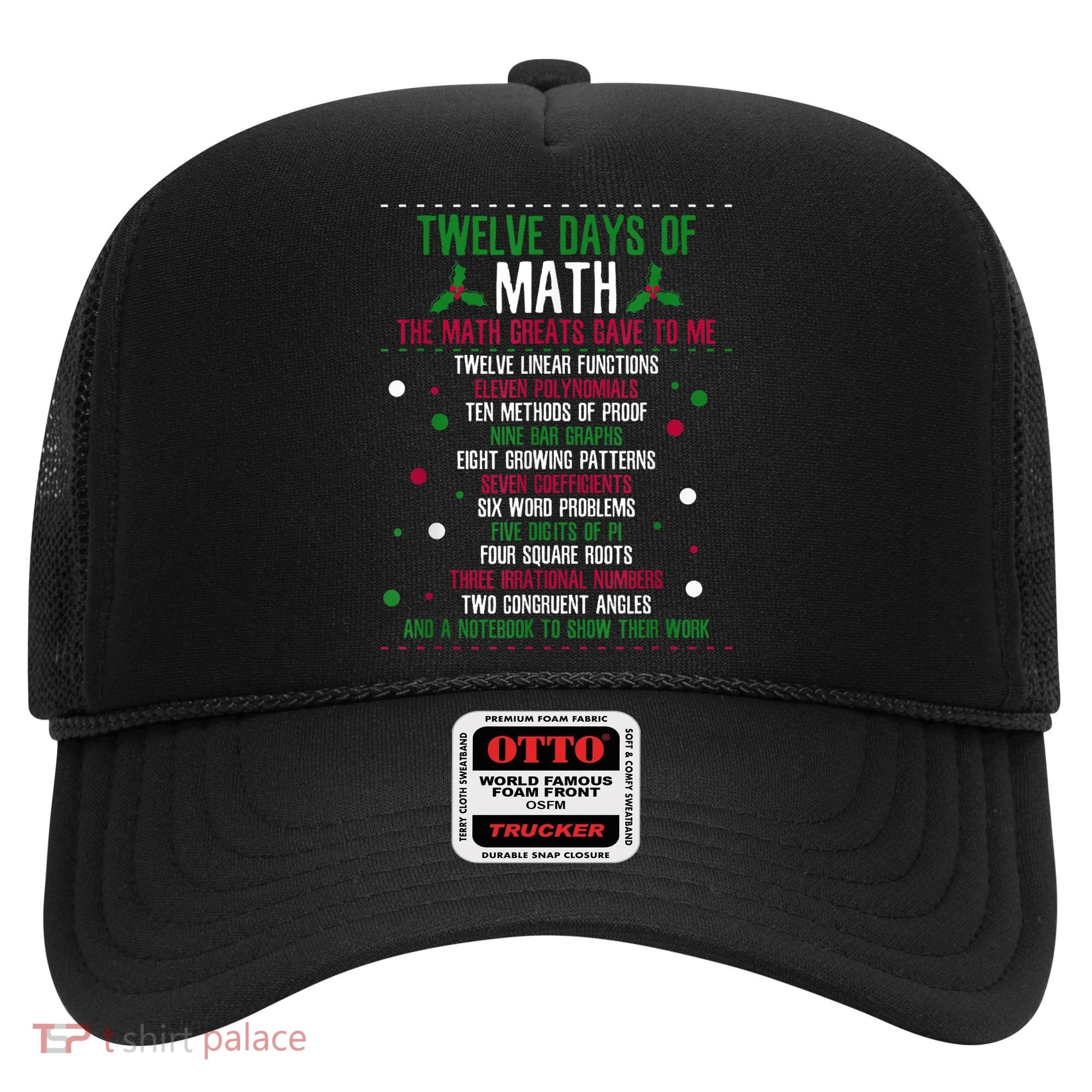 Christmas 12days Of Math Hat