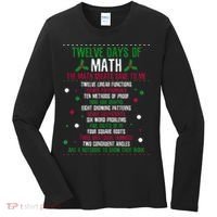 Christmas 12days Of Math Women's Long Sleeve Shirt thumb 0