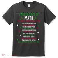 Christmas 12days Of Math T-Shirt thumb 0