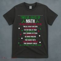 Christmas 12days Of Math T-Shirt thumb 4