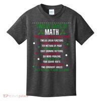 Christmas 12days Of Math Kids T-Shirt thumb 0