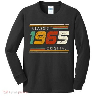 Classic 1965 Original Vintage Kids Long Sleeve Shirt