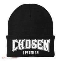 Chosen 1 Peter 2:9 Bible Verse Christian Beanie thumb 0