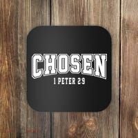 Chosen 1 Peter 2:9 Bible Verse Christian Coaster thumb 0