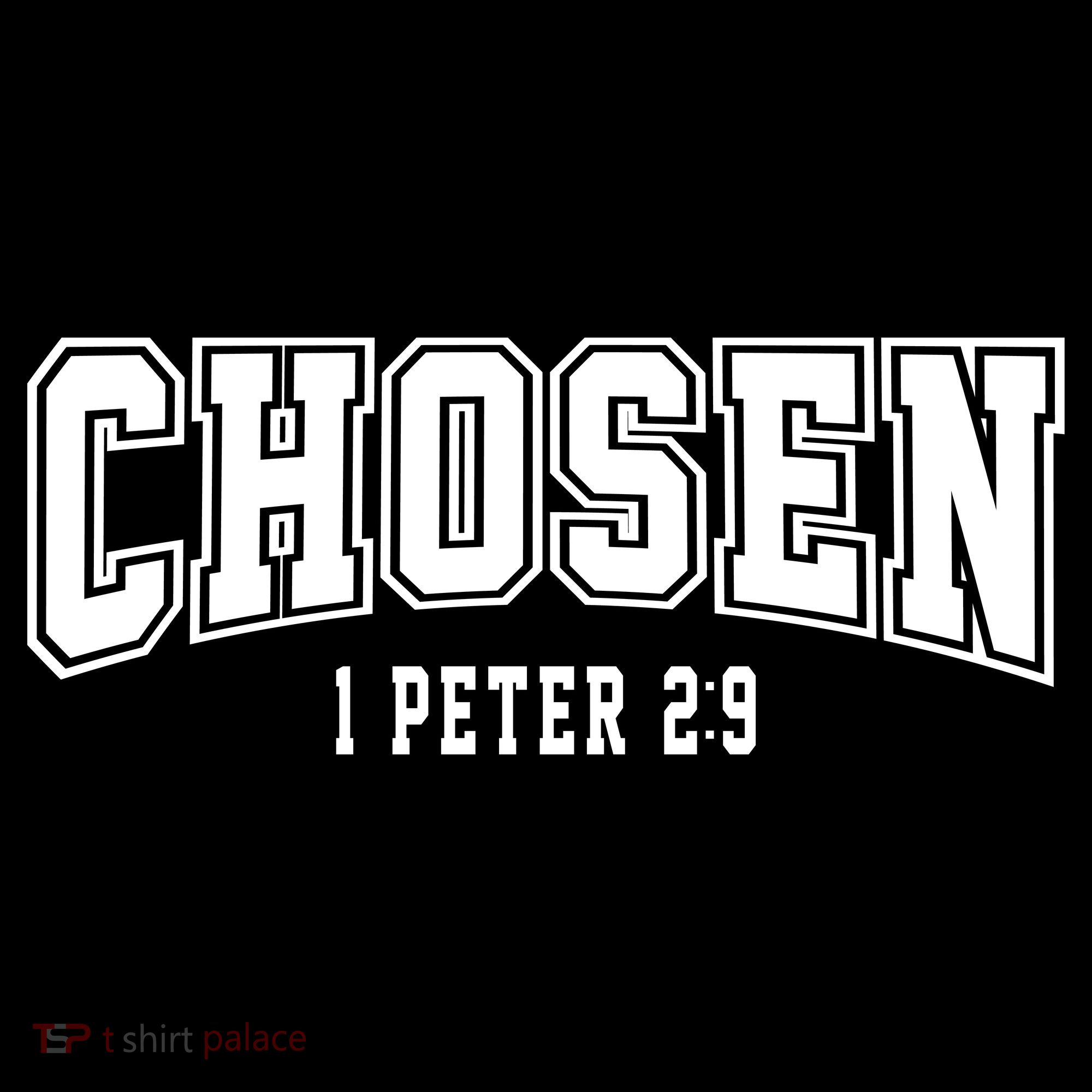 Chosen 1 Peter 2:9 Bible Verse Christian Women's Hoodie