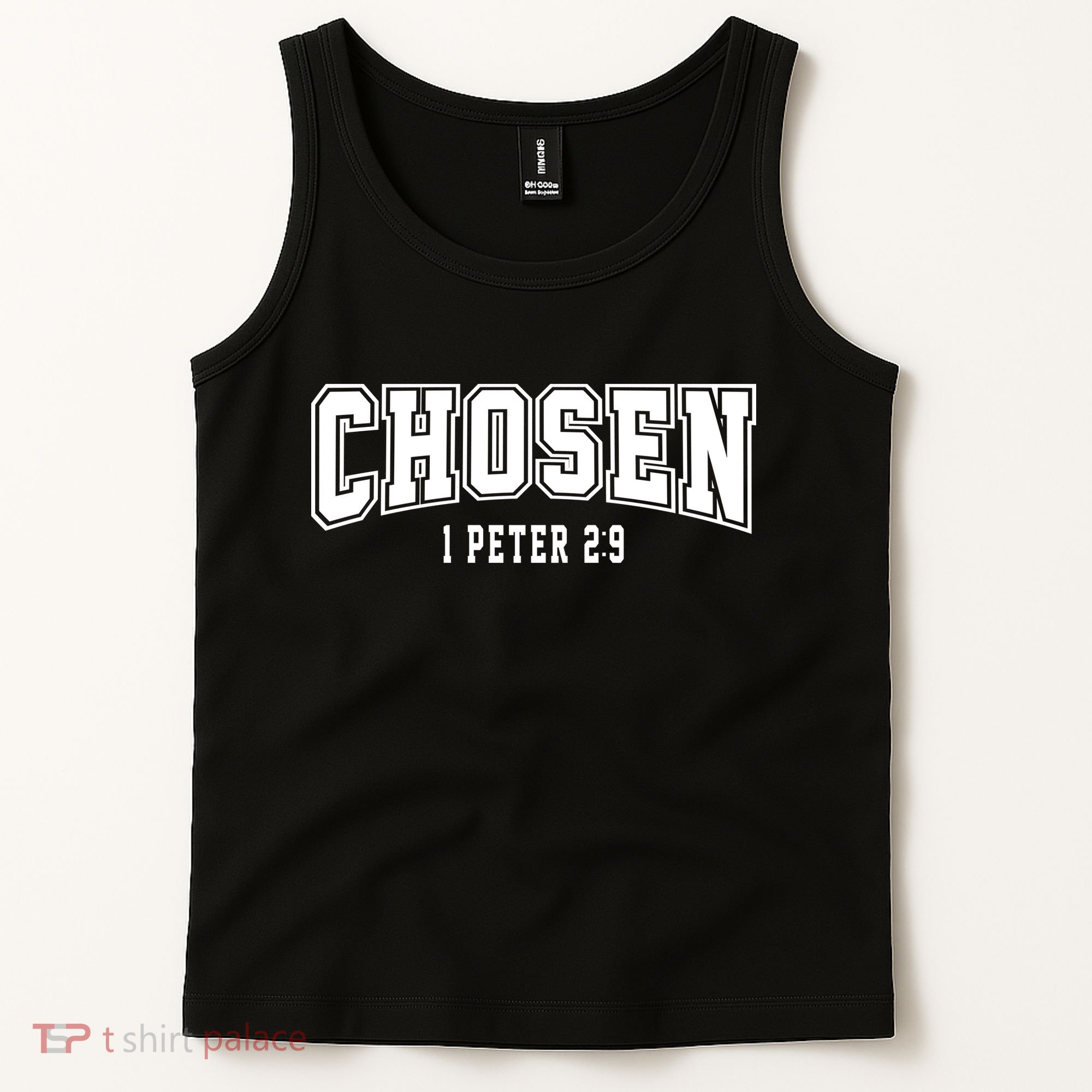 Chosen 1 Peter 2:9 Bible Verse Christian Tank Top