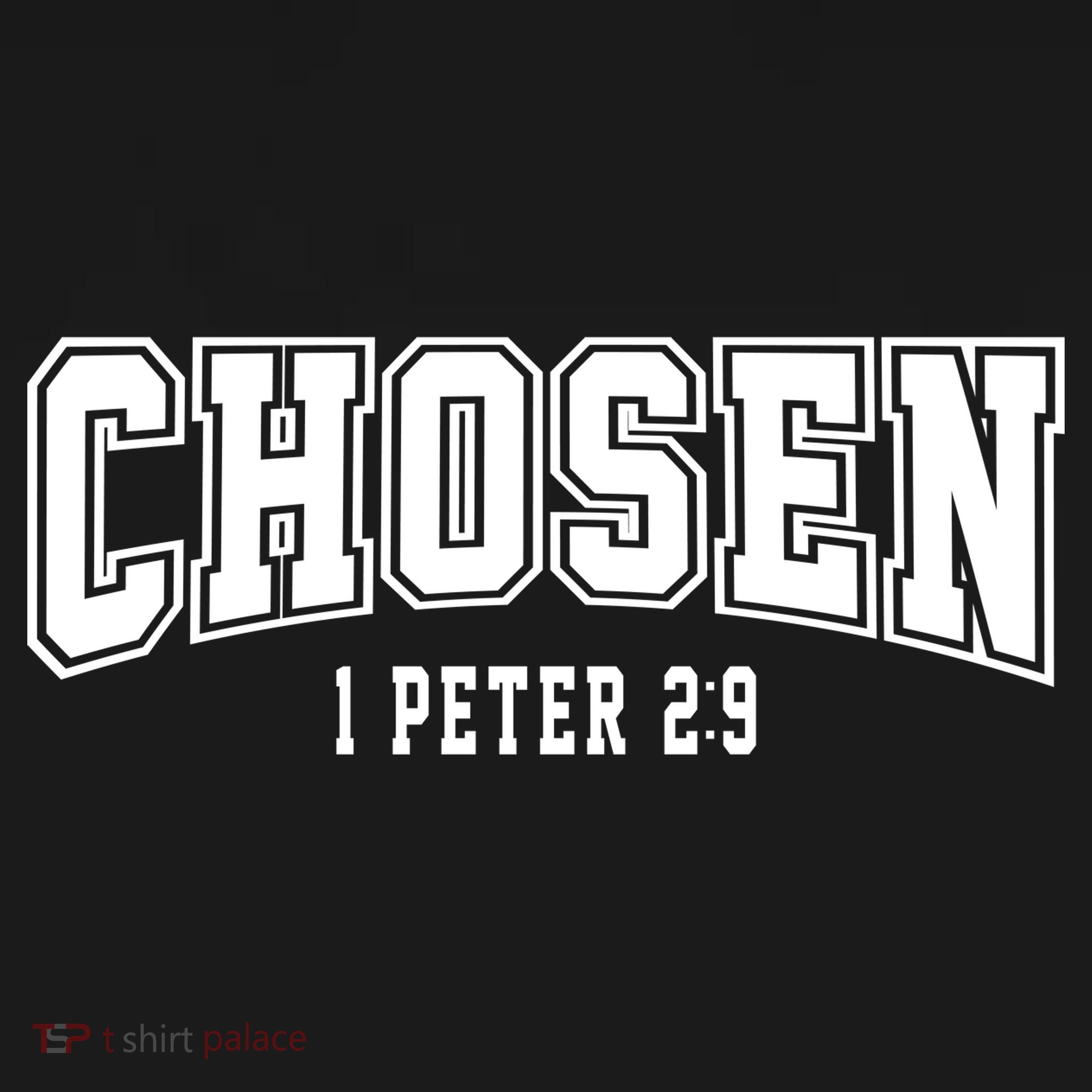 Chosen 1 Peter 2:9 Bible Verse Christian Tank Top