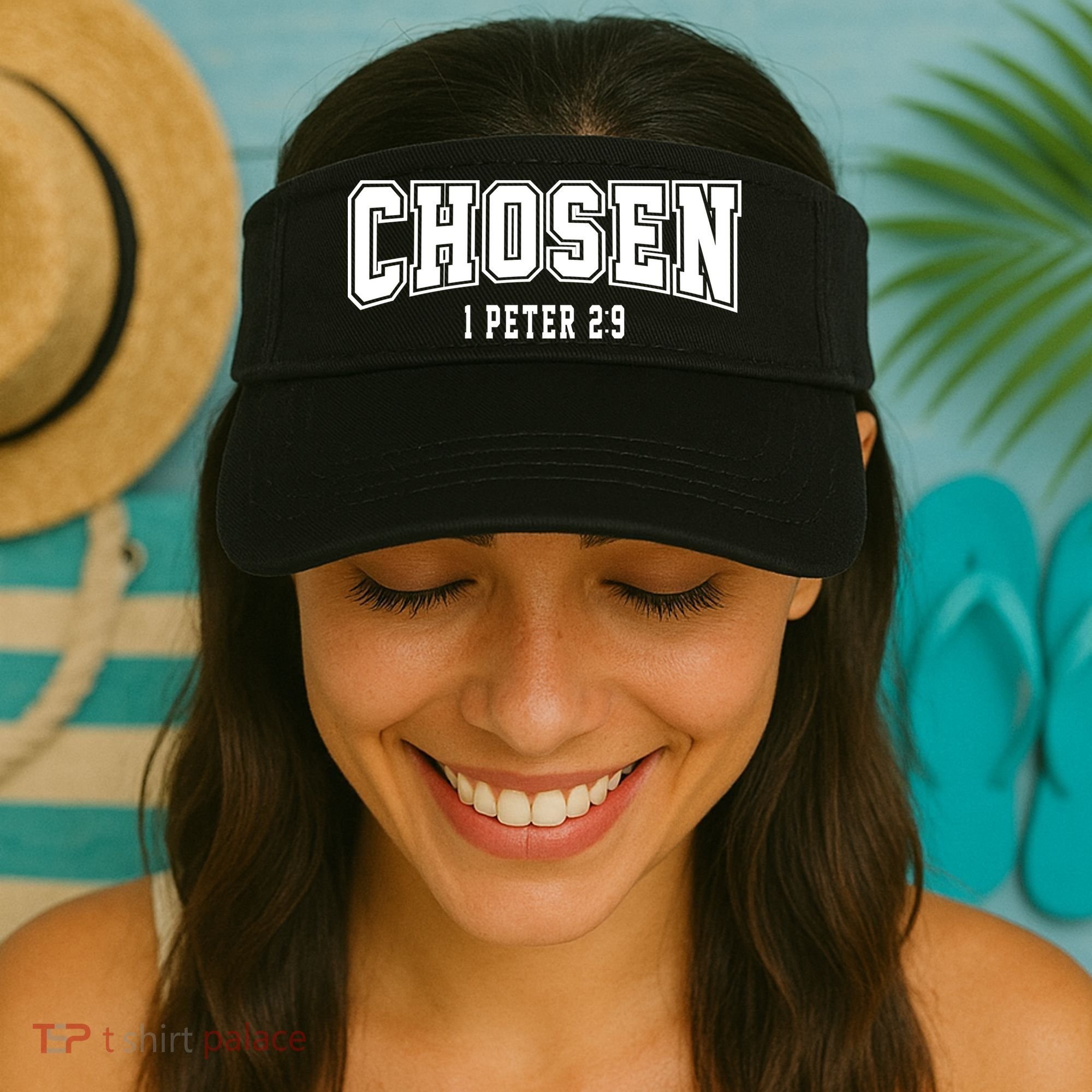 Chosen 1 Peter 2:9 Bible Verse Christian Visor