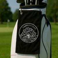 Connecticut 1788 State Of Connecticut Golf Towel thumb 2