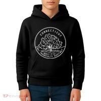 Connecticut 1788 State Of Connecticut Kids Hoodie thumb 4