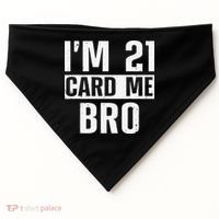 Cool 21st Birthday For 21 Year Old Legal Age USA-Made Doggie Bandana thumb 0