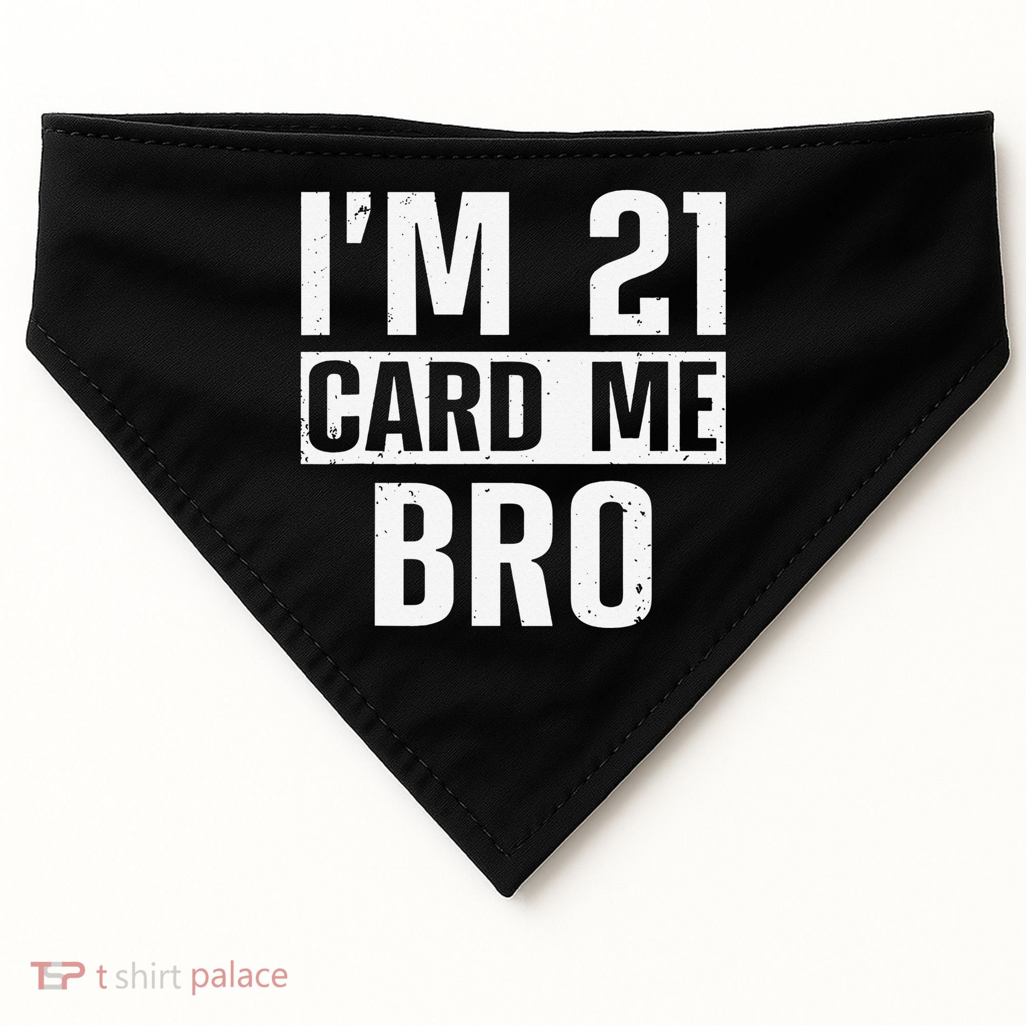 Cool 21st Birthday For 21 Year Old Legal Age USA-Made Doggie Bandana