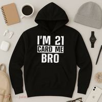Cool 21st Birthday For 21 Year Old Legal Age Hoodie thumb 3