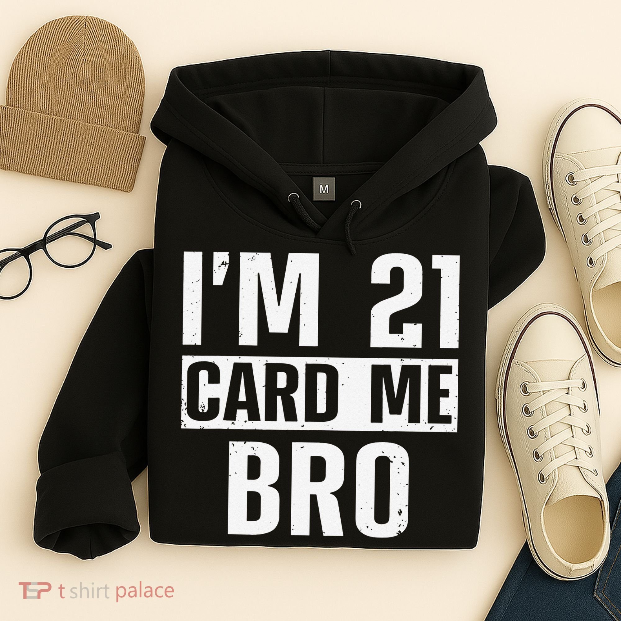 Cool 21st Birthday For 21 Year Old Legal Age Hoodie