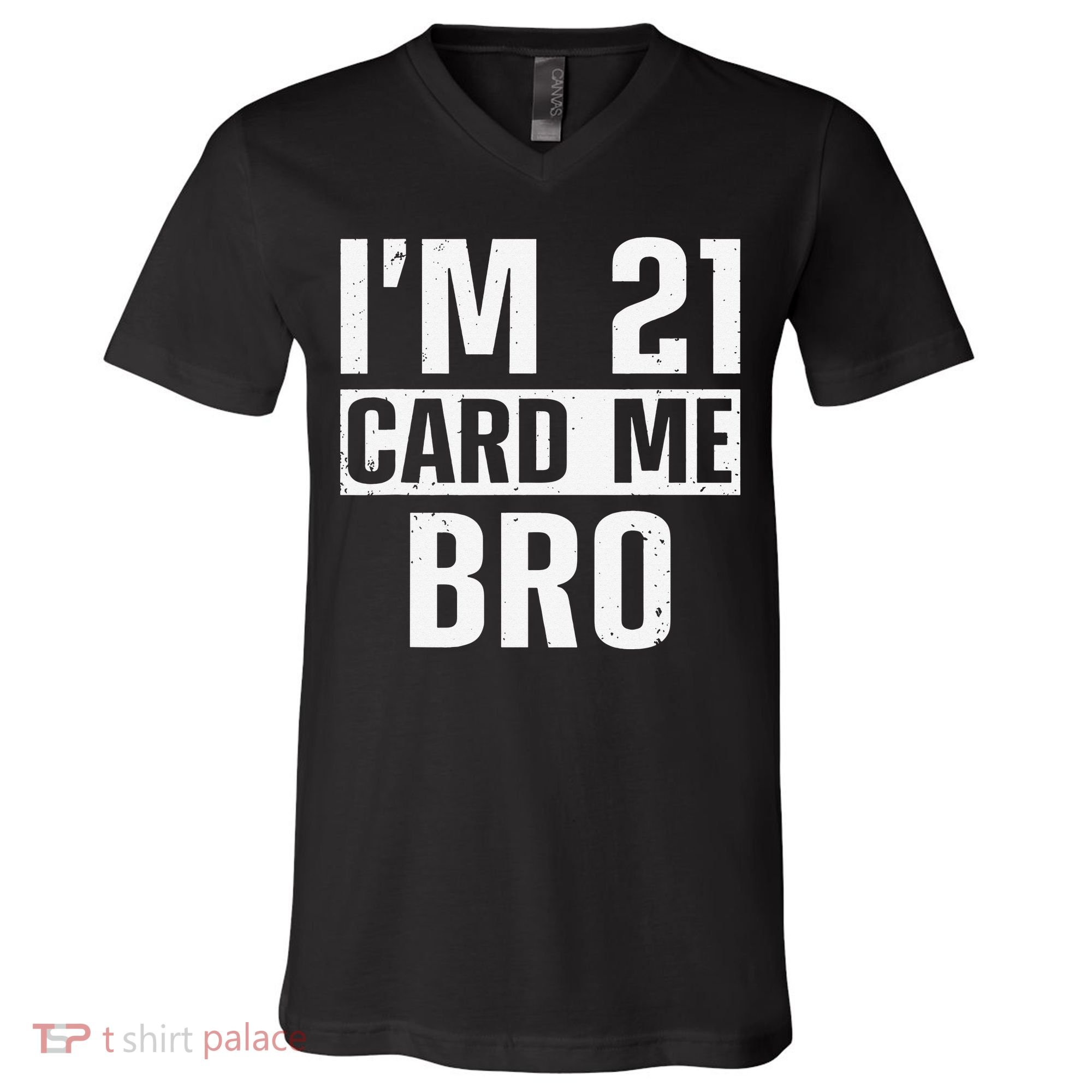 Cool 21st Birthday For 21 Year Old Legal Age V-Neck T-Shirt