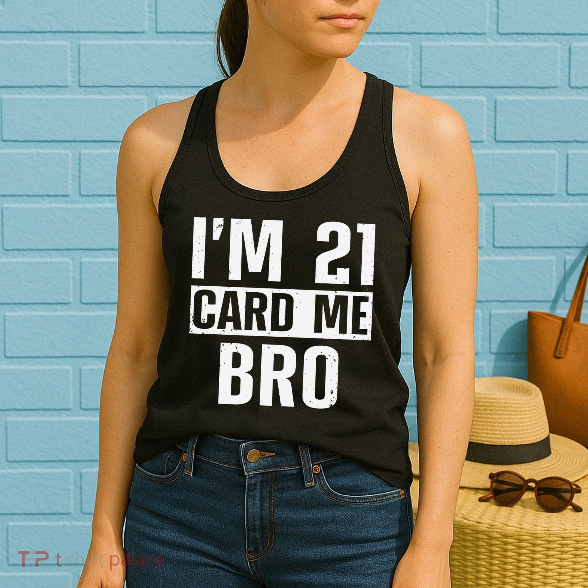 Cool 21st Birthday For 21 Year Old Legal Age Women's Tank Top