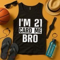 Cool 21st Birthday For 21 Year Old Legal Age Tank Top thumb 4
