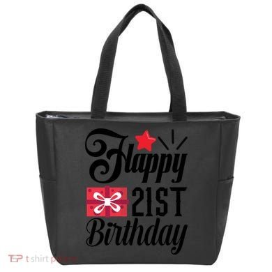 Celebrate 21st Birthday Milestone Graphic Tote Bag