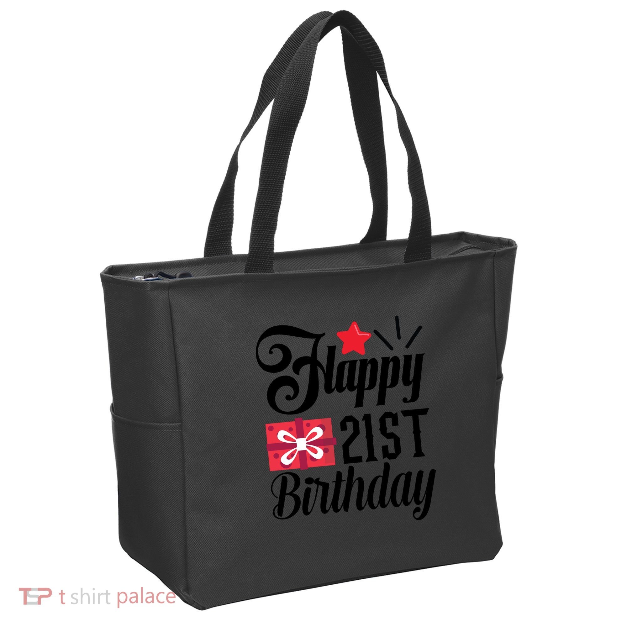 Celebrate 21st Birthday Milestone Graphic Tote Bag