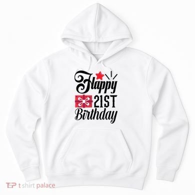 Celebrate 21st Birthday Milestone Graphic Hoodie