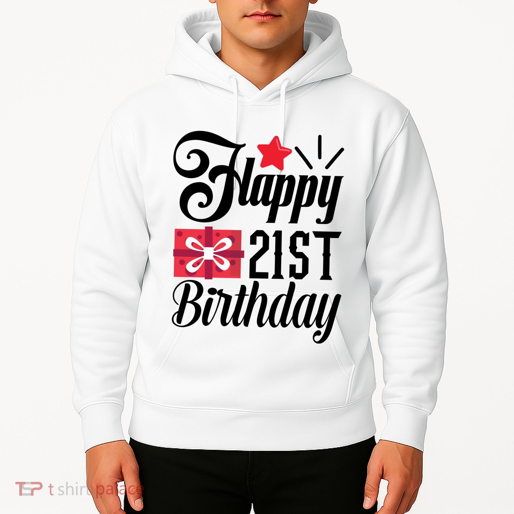 Celebrate 21st Birthday Milestone Graphic Hoodie