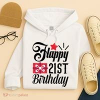 Celebrate 21st Birthday Milestone Graphic Hoodie thumb 4