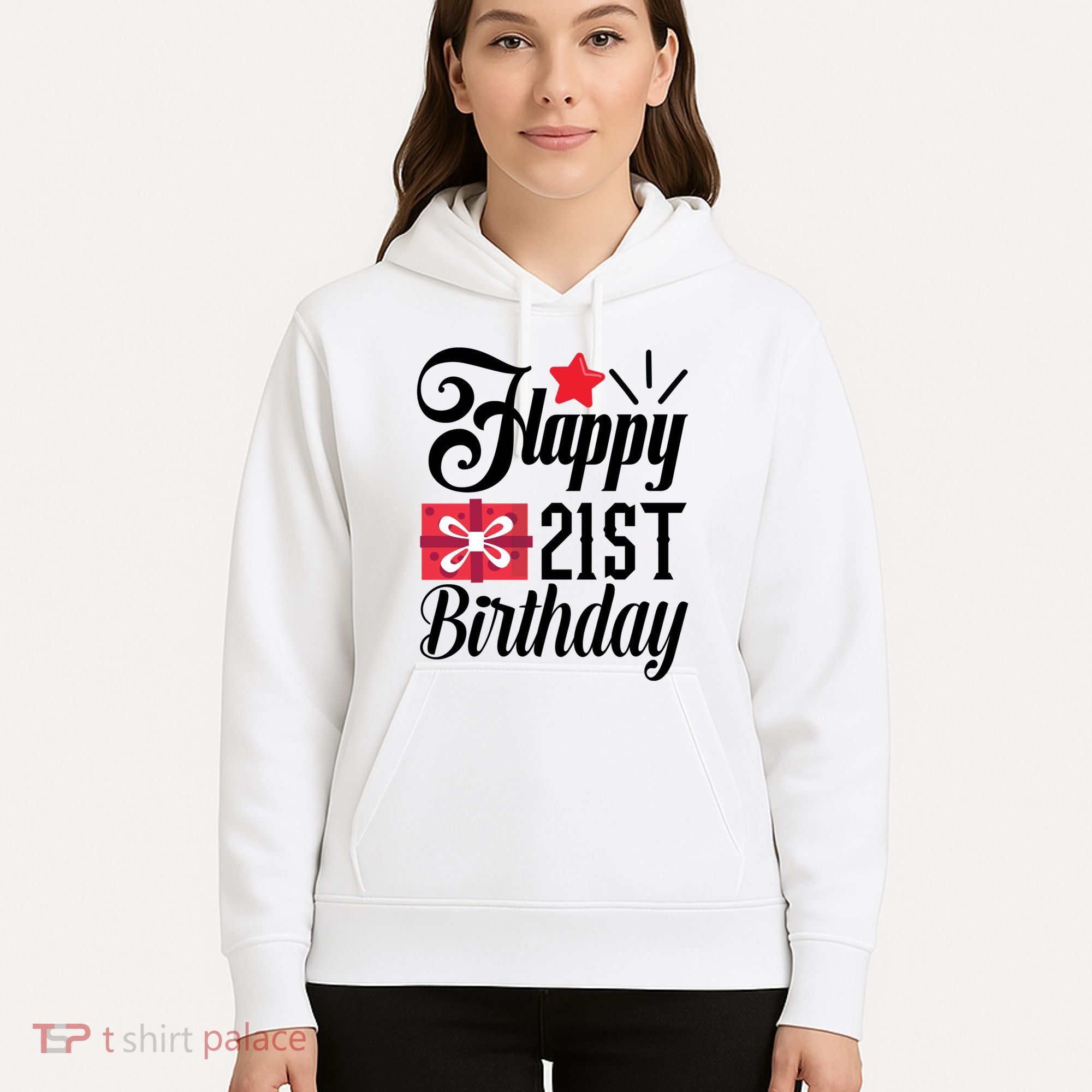 Celebrate 21st Birthday Milestone Graphic Hoodie