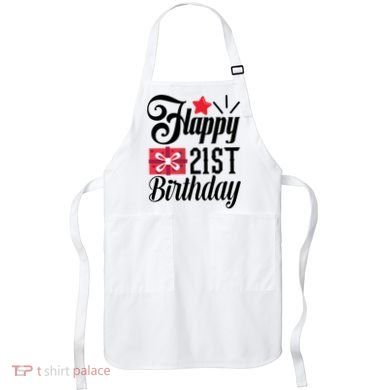 Celebrate 21st Birthday Milestone Graphic Apron