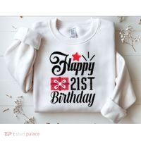 Celebrate 21st Birthday Milestone Graphic Sweatshirt thumb 2