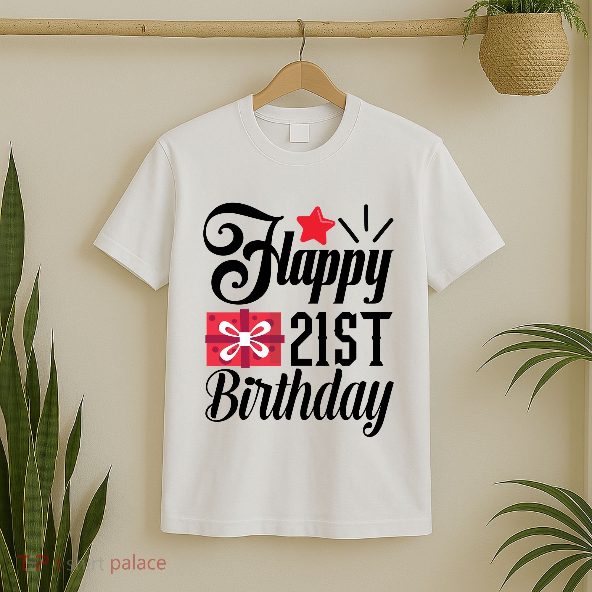 Celebrate 21st Birthday Milestone Graphic T-Shirt