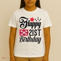 Celebrate 21st Birthday Milestone Graphic T-Shirt thumb 4