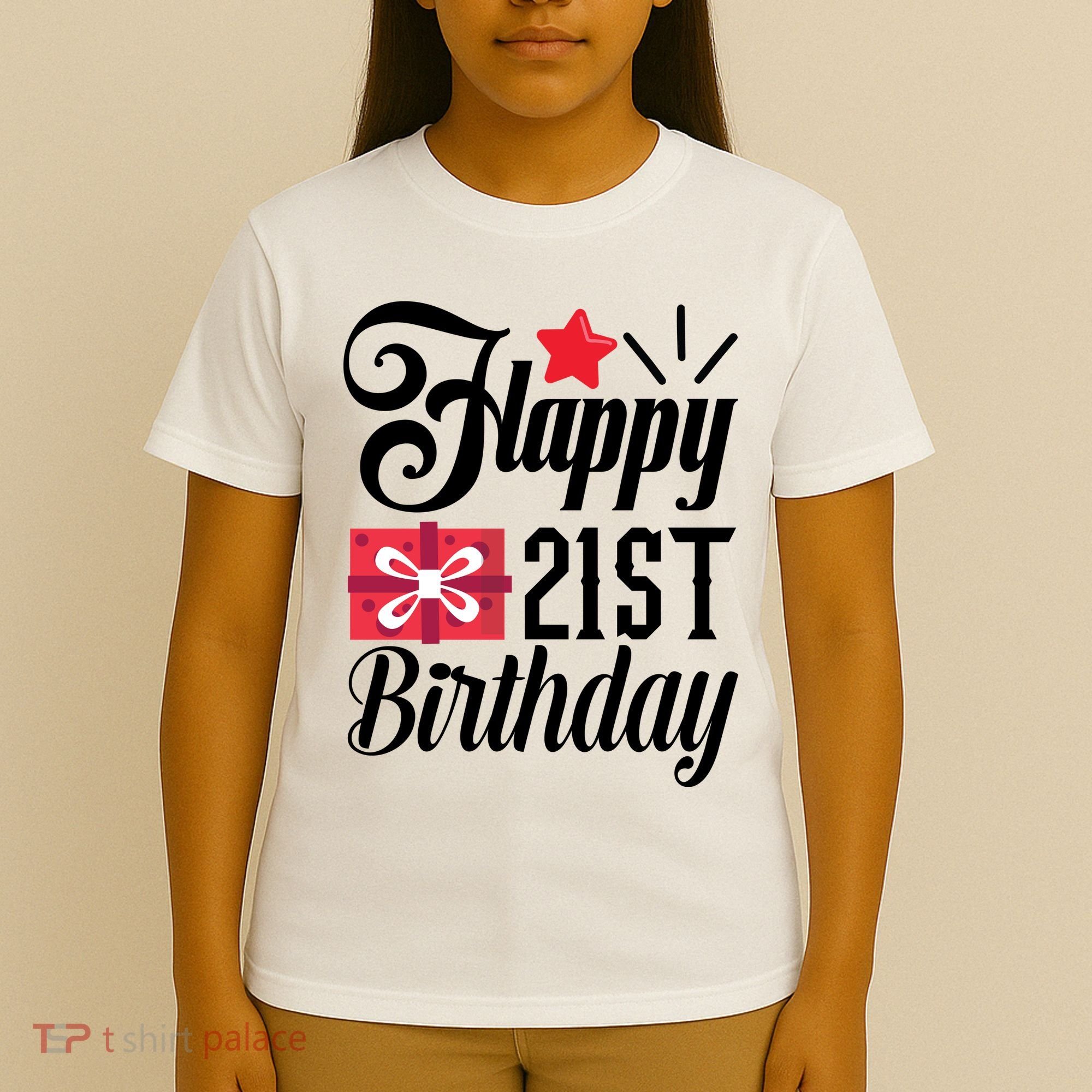 Celebrate 21st Birthday Milestone Graphic T-Shirt