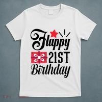 Celebrate 21st Birthday Milestone Graphic T-Shirt thumb 5