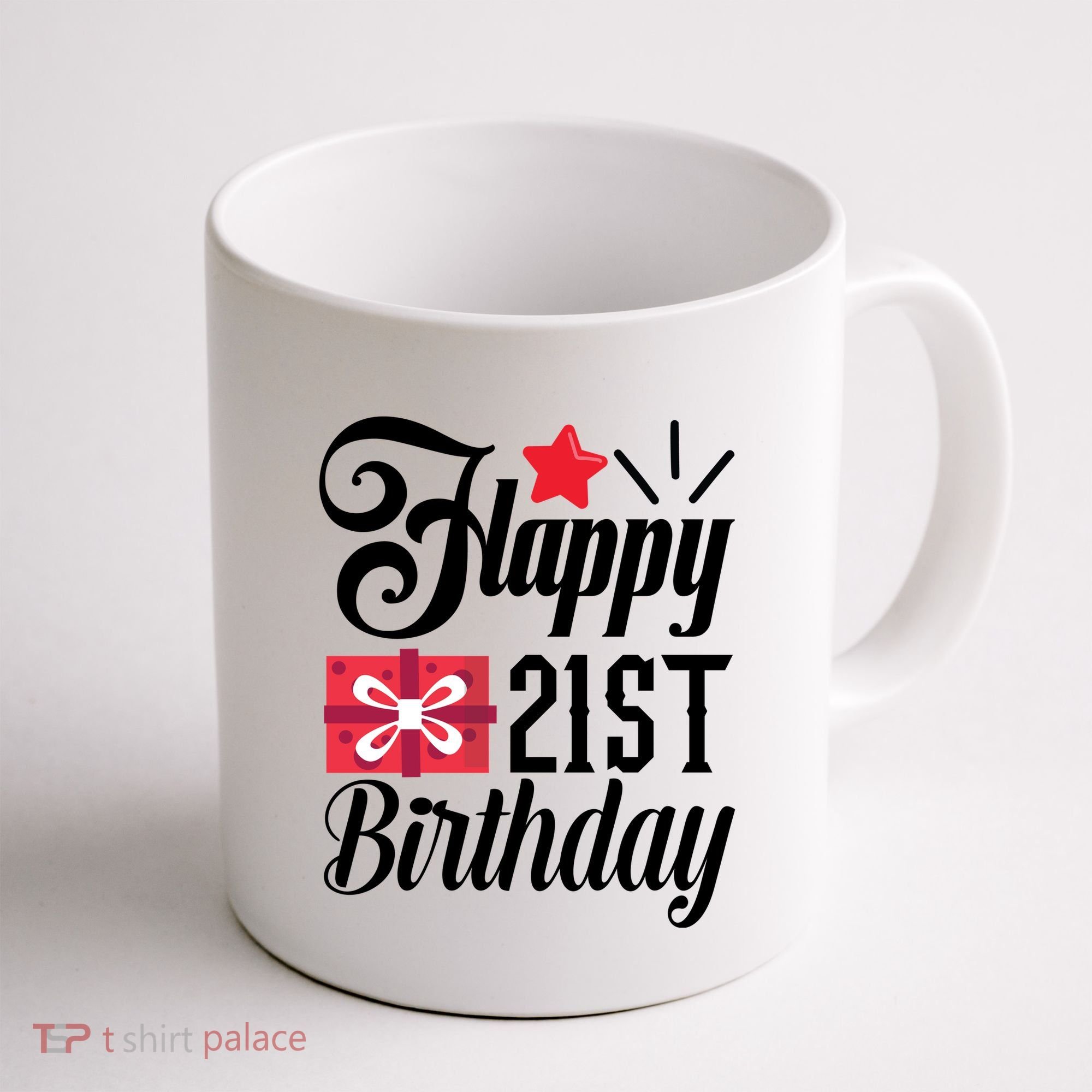 Celebrate 21st Birthday Milestone Graphic Coffee Mug