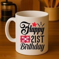 Celebrate 21st Birthday Milestone Graphic Coffee Mug thumb 4