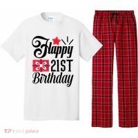 Celebrate 21st Birthday Milestone Graphic Pajama Set thumb 0