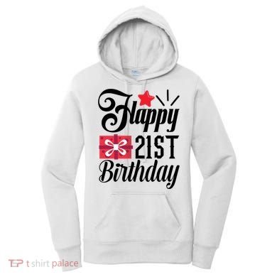 Celebrate 21st Birthday Milestone Graphic Women's Hoodie
