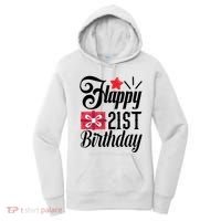 Celebrate 21st Birthday Milestone Graphic Women's Hoodie thumb 0