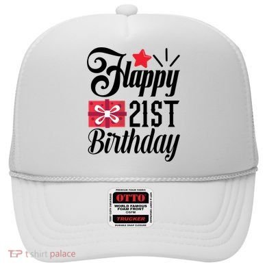 Celebrate 21st Birthday Milestone Graphic Hat