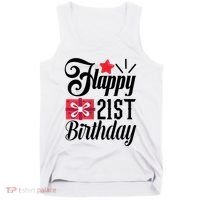 Celebrate 21st Birthday Milestone Graphic Tank Top thumb 0