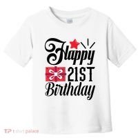 Celebrate 21st Birthday Milestone Graphic Toddler T-Shirt thumb 0